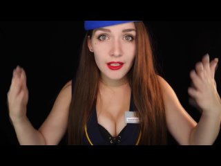 asmr stewardess